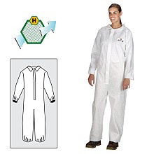 ActivGARD&#174; Polypropylene Disposable Coverall Elastic with Wrist/Ankles/Collar