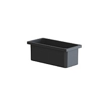 Bottom Mount Waste Container, Gray
