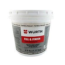 Wurth Fill and Finish Ready to Use Water-Based Wood Filler, 1 Quart