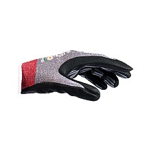 Tigerflex Ergo Plus Nitrile Foam Coated Glove, Grey/Black/Red