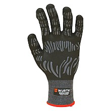 Tigerflex Double Reversible Nylon/Spandex Nitrile Foam Coated Gloves, Black/Red