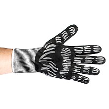 Tigerflex Cut 3 Cut-Resistant HPPE/Nylon/Spandex Nitrile Foam Coated Gloves, Gray
