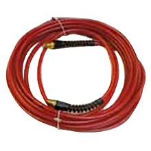 1/4" Air Hose with 1/4" MPT, Red
