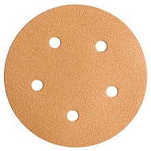 5" PSA 5 Holes Sanding Disc, Aluminum Oxide on Paper