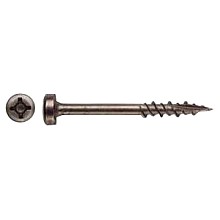 Wurth Fillister Head Face Frame/Pocket-Hole Screws, Square Drive Hilo Thread and Type 17 Auger Point