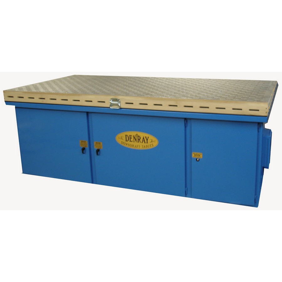 Denray 9600B Series Down Draft Sanding Table with Push-Button Cleaning 48" x 96" 110V or 220V Single-Phase