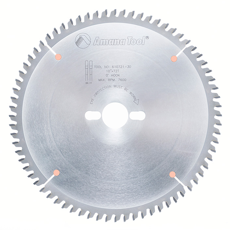10" x 72 Teeth Solid Surface Saw Blade, 30mm Bore