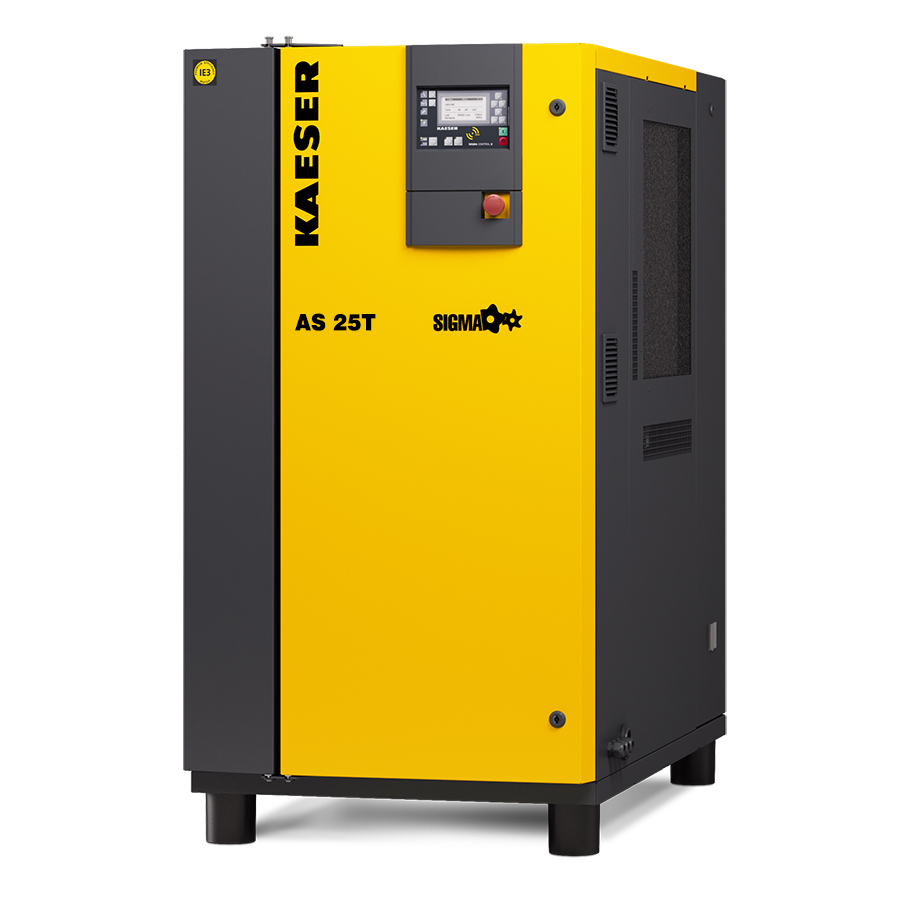 Kaeser AS 25T 25hp  Rotary Screw Compressor with Integrated Refrigerated Dryer