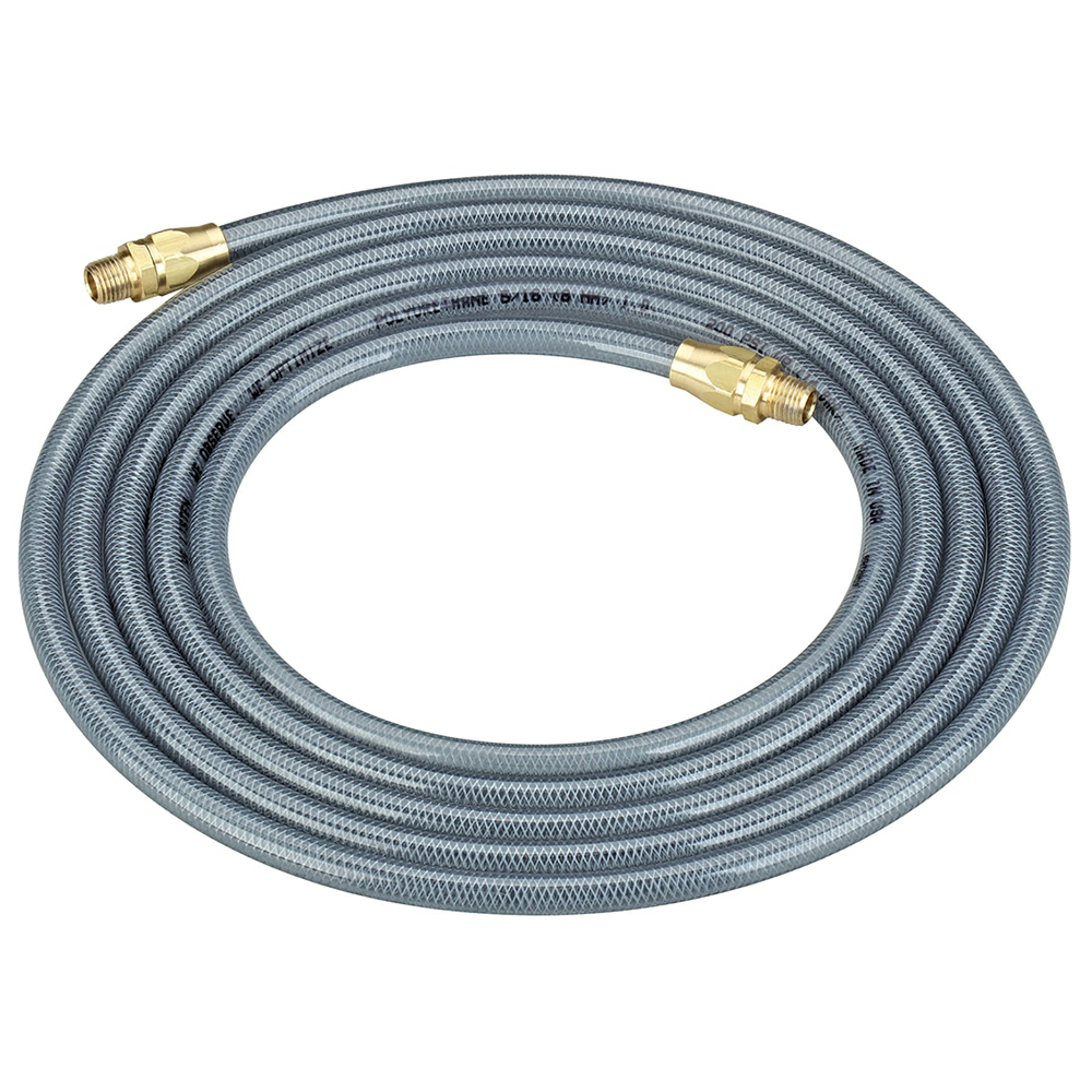 50' Max Flow Air Hose Assembly with Male to Female Fitting