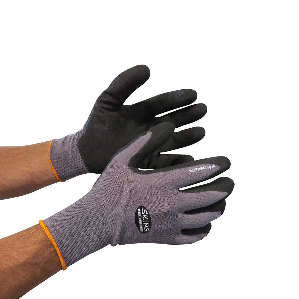 Extra-Large Nitrile Rubber Powder Free Gloves, Red