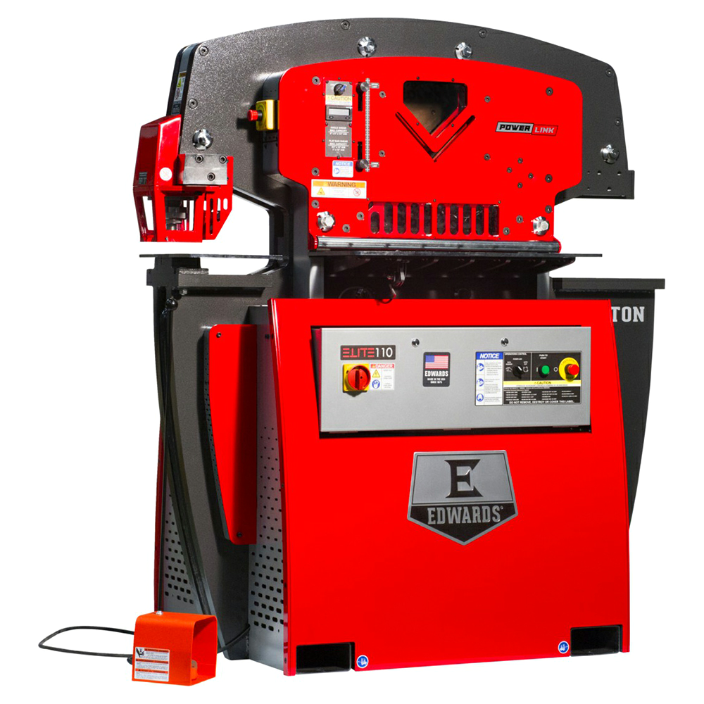 Edwards ELT110-3P230 Elite 110 Ton Ironworker with Powerlink, 3 Phase/230V