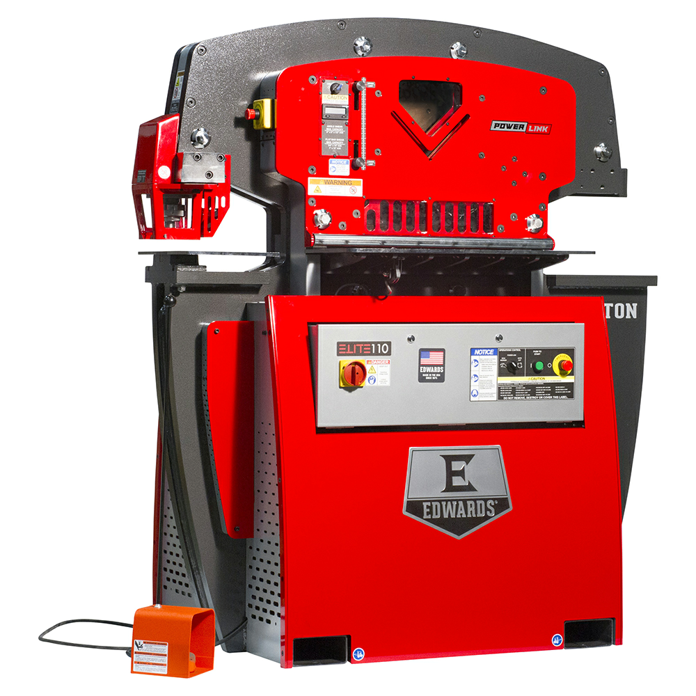 Edwards ELT110-3P460 Elite 110 Ton Ironworker with Powerlink, 3 Phase/460V