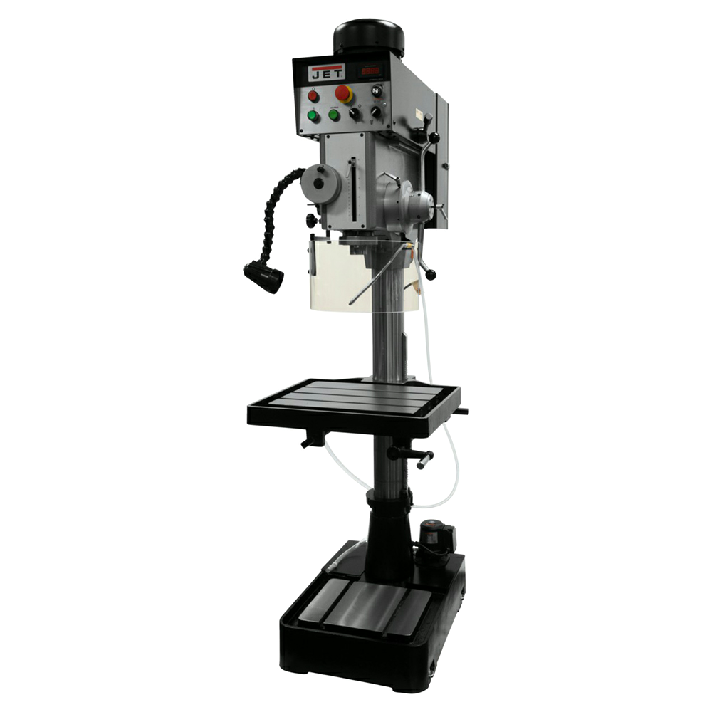 Jet Tools JDP20EVST-230-PDF 2 HP Geared Head Drill Press with Power Downfeed, 3 Phase/230V
