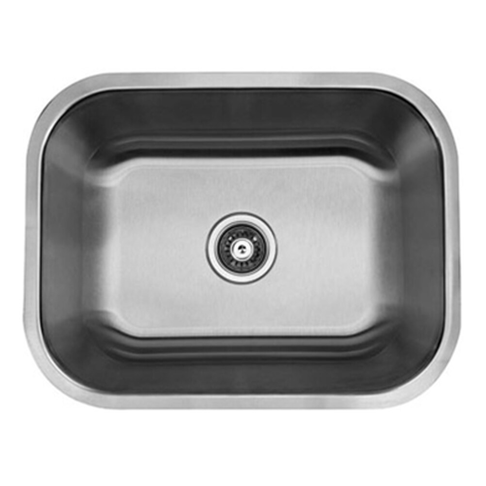 BC-2318 Stainless Steel Undermount 18G Single Bowl Kitchen Sink, 23" x 17-3/4"ÿx 9