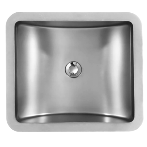 Edge 309 Stainless Steel Undermount 18G Single Bowl Vanity Sink, 18-1/8" x 15-3/4" x 5-1/2