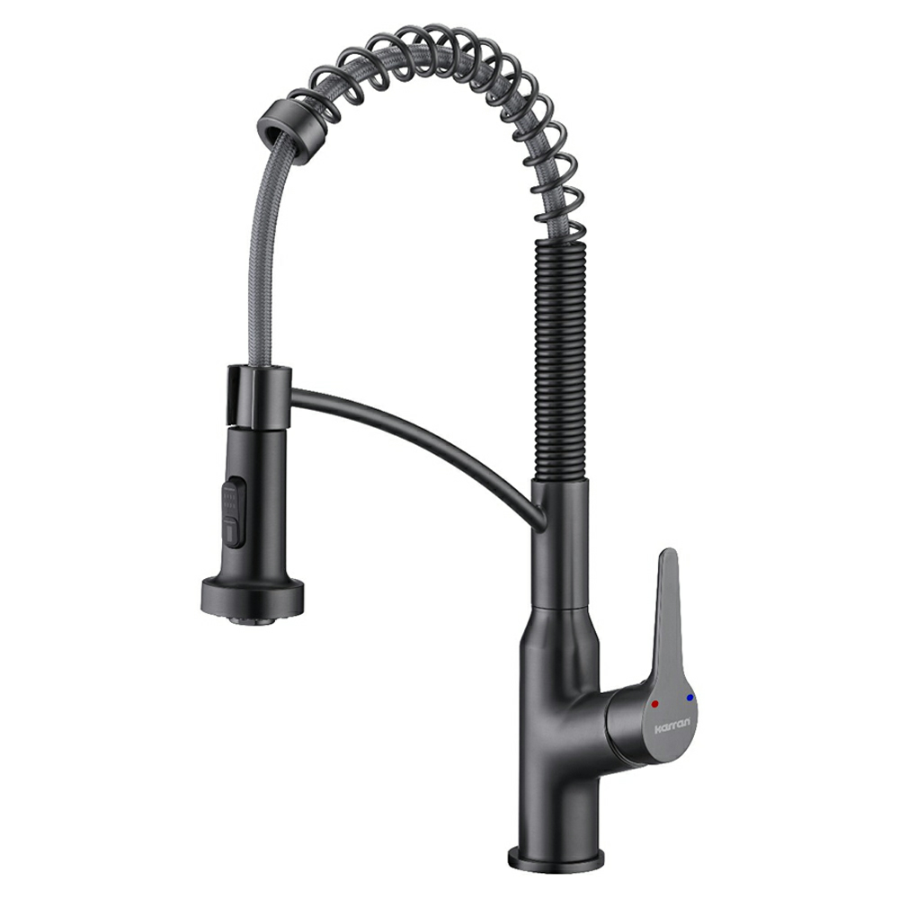 Scottsdale Single-Handle Pull-Down Kitchen Faucet with Dual-Function Sprayer, Gunmetal Grey