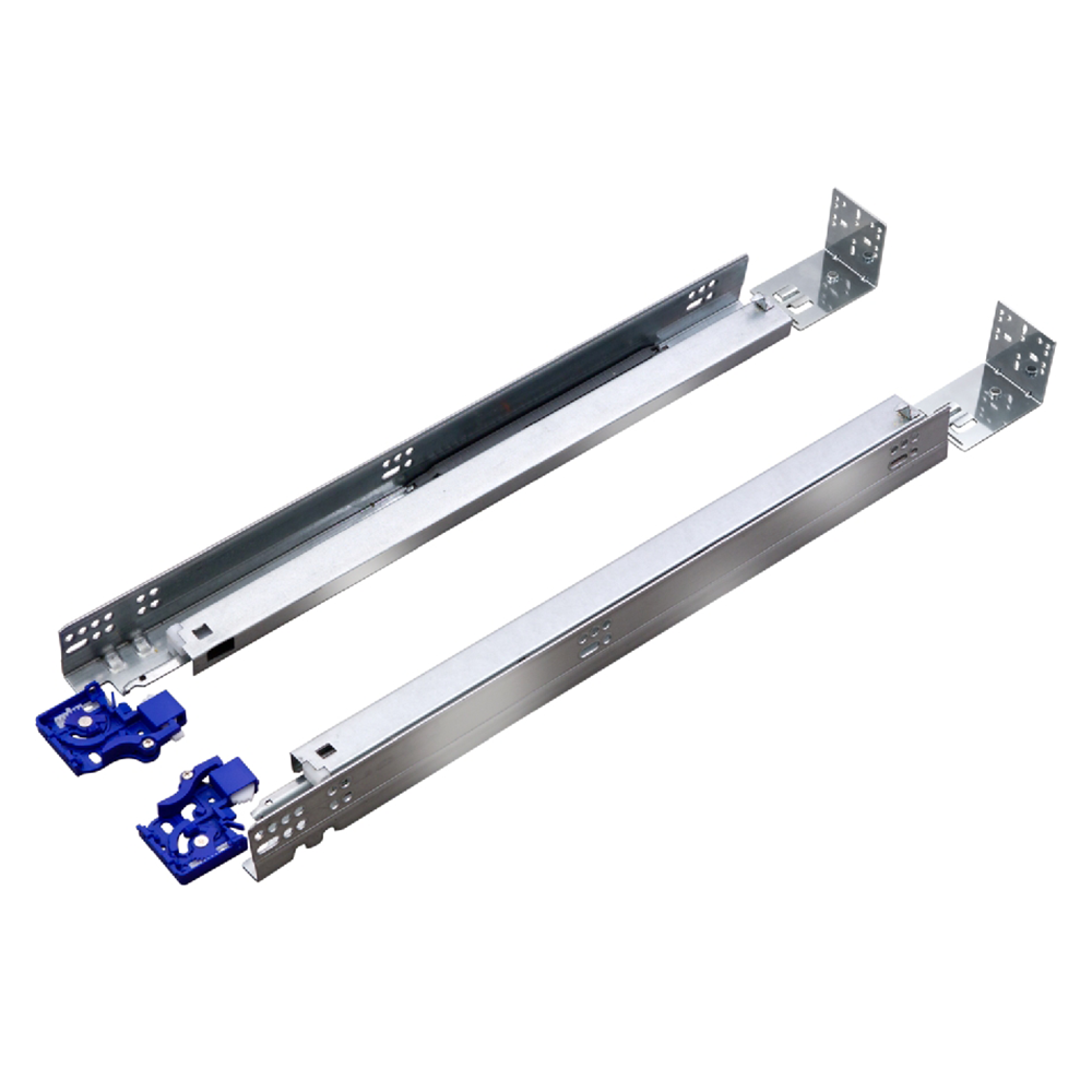 15" PRO500 Undermount Drawer Slide for 5/8" Material, 75lb Capacity Full Extension Soft-Closing with Locking Devices and Rear Brackets