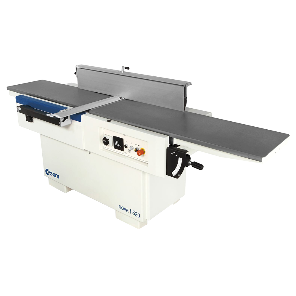 SCM F520T 3-Phase 8Hp 20&Prime; Jointer w/Tersa cutterblock & 108+&Prime; longbed table