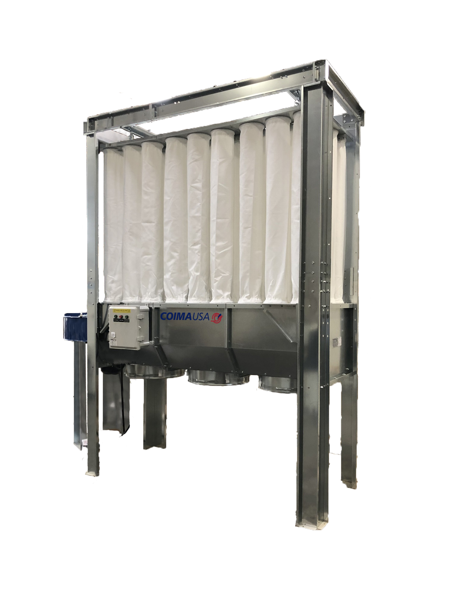 Coima SHK3 Enclosureless Dust Collector 10 HP Three Phase with Inlet