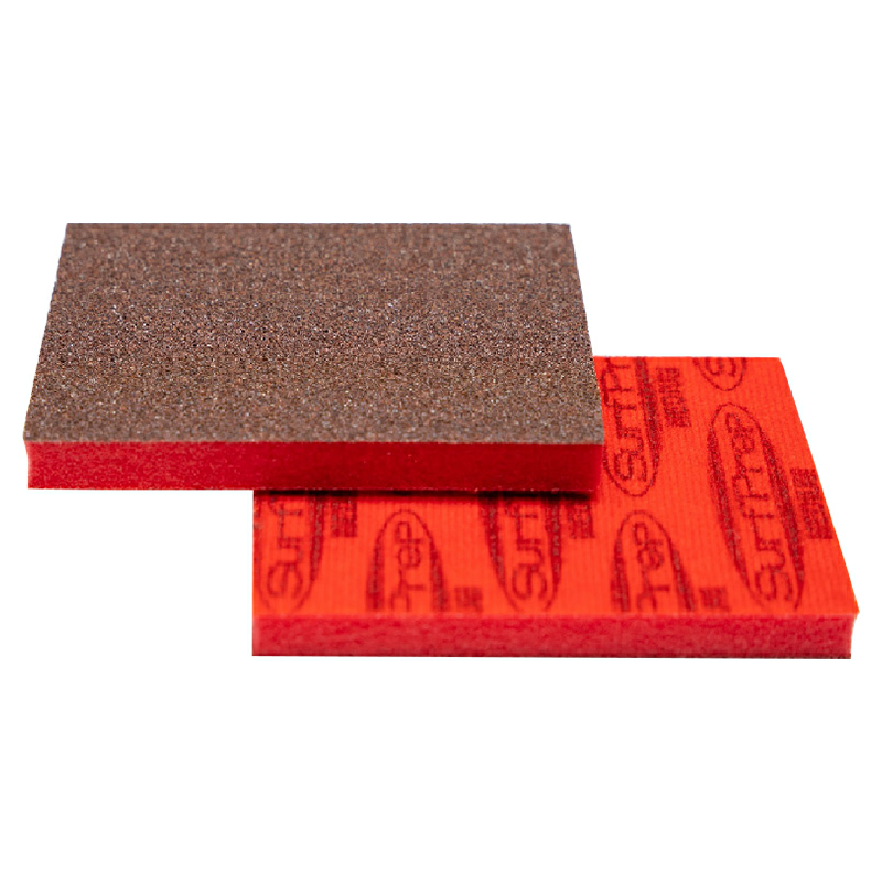 Fine Aluminum Oxide ProFoam Sanding Pad, 3" x 4" x 10mm (25/Box)