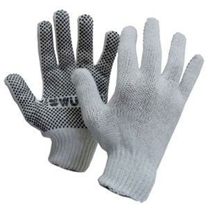 Extra-Large Cotton/Polyester Touch Gloves, Gray (12/Pack)