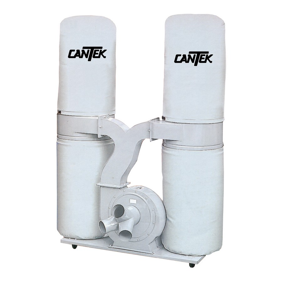 Cantek UFO 102B Dust Collector 1883 CFM 3X4" Outlets Single Phase