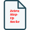 Zebra Step-Up Sockets, 1/4