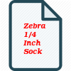 Zebra 1/4 Inch Socket Wrench Assortment, 33 Pieces