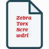 Zebra Torx Screwdriver - Round Blade - Long Length, TX 20