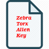 Zebra Torx Allen Key Assortment