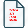 Zebra 3/8 Inch Multi-Socket Assortment, 22 Pieces