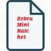 Zebra Mini Ratchet Screwdriver, Includes 11 Bits