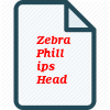 Zebra Phillips Head Screwdriver, Hexagon Blade, Impact Cap, Wrench Adapter, PH 3