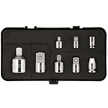 Zebra Step-Up And Step-Down Socket Assortment, 8 Pieces