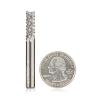 Amana Tool 46112 End Mill Point Diamond Pattern Composite Cutting 1/4" Dia x 3/4" x 1/4" Shank Router Bit