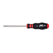 Zebra Socket Drive Screwdriver With 1/4" Square Tip, Includes Ratchet Adapter