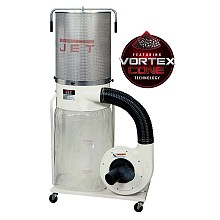 Jet Tools 710702K DC-1200VX-CK1 Dust Collector 2HP Single Phase 230V with 2 Micron Canister Kit
