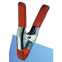 1" Spring Clamp with Vinyl Tip, 1-1/4" Throat Depth