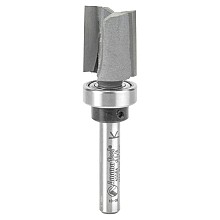 5/8" x 2-3/8" Mortising Router Bit with Upper Ball Bearing, 2-Flute, 1/4" Shank