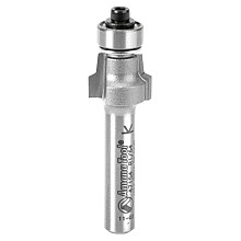 No-File&trade; 1/2" x 1-7/8" Router Trim Bit with Ball Bearing Guide, 1/4" Shank