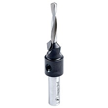 1/2" x 60mm Carbide Tipped Countersink Bit, 10mm Shank, 4mm Drill Hole Size