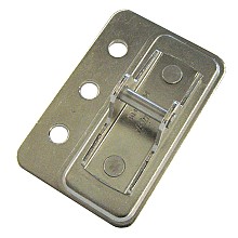 Aventos HK-XS Door Mounting Plates for Large Overlay, Nickel-Plated