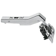 Clip Top +45˚ II Angled 110˚ Opening Hinge with BLUMOTION Soft-Closing, 45mm Boring Pattern, Full Overlay, Nickel-Plated, Inserta