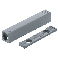 Tip-On Push to Open In-Line Adaptor Plate, Gray