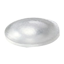 BS 21/64" Diameter Soft Self-Adhesive Sound Dampening Bumper, Round/Dome, Clear, 5/64" High, 210/Sheet