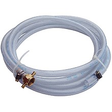13' Standard Hose with Fitted Clamp/Connector, 3/8
