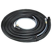 1" x 20' Vacuum and Air Hose Assembly with Integrated Air Line