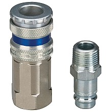 3/8" Female Coupler with 3/8" Male Plug Assembly