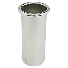 2" Round Open Bottom Docking Drawer Canister, Stainless Steel