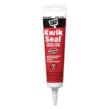 DAP® Kwik-Seal® 5.5 Oz Kitchen & Bath Adhesive Caulk, 18013, Almond